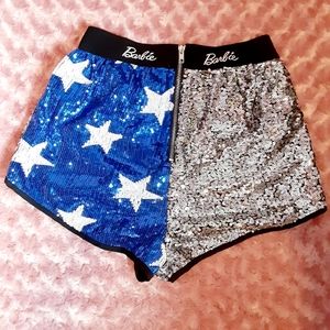 Missguided Barbie Sequin Shorts